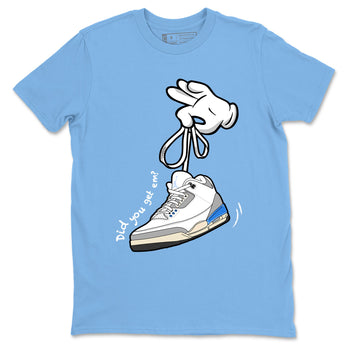 Air Jordan 3 Lucky Shorts shirts to match jordans Cartoon Hands sneaker match tees Air Jordan 3 Retro Lucky Shorts match shoes to clothes SNRT Sneaker Tees unisex cotton Carolina Blue 2 shirts