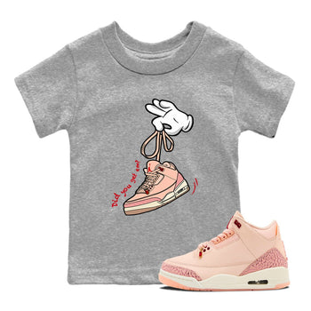 3s Valentines Day shirts to match jordans Cartoon Hands best t shirts to wear with jordans Air Jordan 3 Valentines Day match shoes to clothes SNRT Sneaker Tees Youth Baby Heather Grey 1 tee