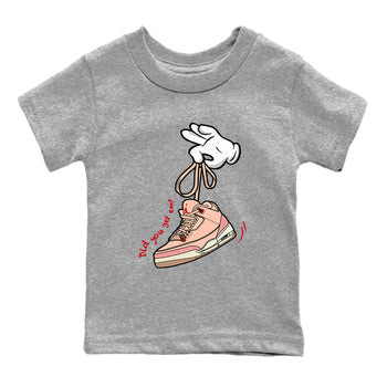 3s Valentines Day shirts to match jordans Cartoon Hands best t shirts to wear with jordans Air Jordan 3 Valentines Day match shoes to clothes SNRT Sneaker Tees Youth Baby Heather Grey 2 tee