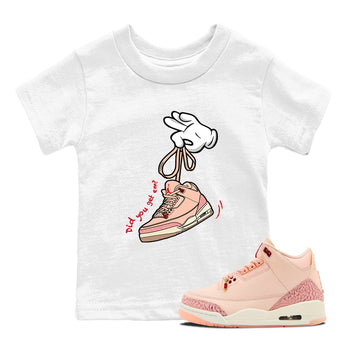 3s Valentines Day shirts to match jordans Cartoon Hands best t shirts to wear with jordans Air Jordan 3 Valentines Day match shoes to clothes SNRT Sneaker Tees Youth Baby White 1 tee
