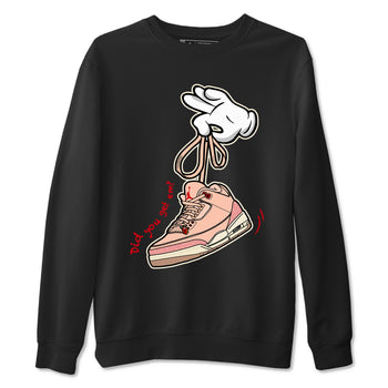 3s Valentines Day shirts to match jordans Cartoon Hands best t shirts to wear with jordans Air Jordan 3 Valentines Day match shoes to clothes SNRT Sneaker Tees unisex cotton Black 2 shirts