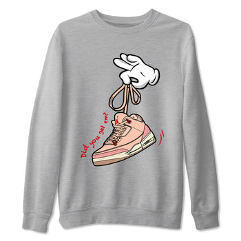 3s Valentines Day shirts to match jordans Cartoon Hands best t shirts to wear with jordans Air Jordan 3 Valentines Day match shoes to clothes SNRT Sneaker Tees unisex cotton Heather Grey 2 shirts