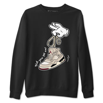 4s A Ma Maniere x Fossil Stone shirts to match jordans Cartoon Hands sneaker match tees Air Jordan 4 A Ma Maniere x Fossil Stone match shoes to clothes SNRT Sneaker Tees unisex cotton Black 2 shirts