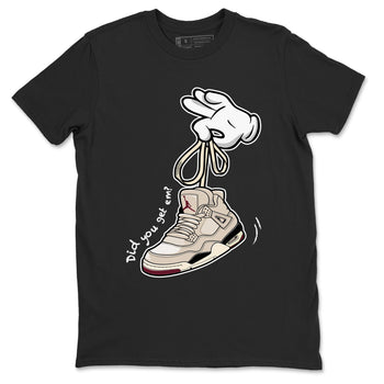 4s A Ma Maniere x Fossil Stone shirts to match jordans Cartoon Hands sneaker match tees Air Jordan 4 A Ma Maniere x Fossil Stone match shoes to clothes SNRT Sneaker Tees unisex cotton Black 2 shirts