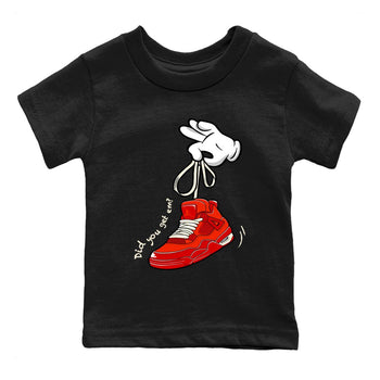 4s Brick By Brick best t shirts to wear with jordans Cartoon Hands sneaker match tees Nigel Sylvester x Air Jordan 4 Brick by Brick match shoes to clothes SNRT Sneaker Tees Youth Baby Black 2 tee
