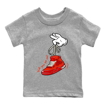 4s Brick By Brick best t shirts to wear with jordans Cartoon Hands sneaker match tees Nigel Sylvester x Air Jordan 4 Brick by Brick match shoes to clothes SNRT Sneaker Tees Youth Baby Heather Grey 2 tee