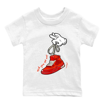4s Brick By Brick best t shirts to wear with jordans Cartoon Hands sneaker match tees Nigel Sylvester x Air Jordan 4 Brick by Brick match shoes to clothes SNRT Sneaker Tees Youth Baby White 2 tee