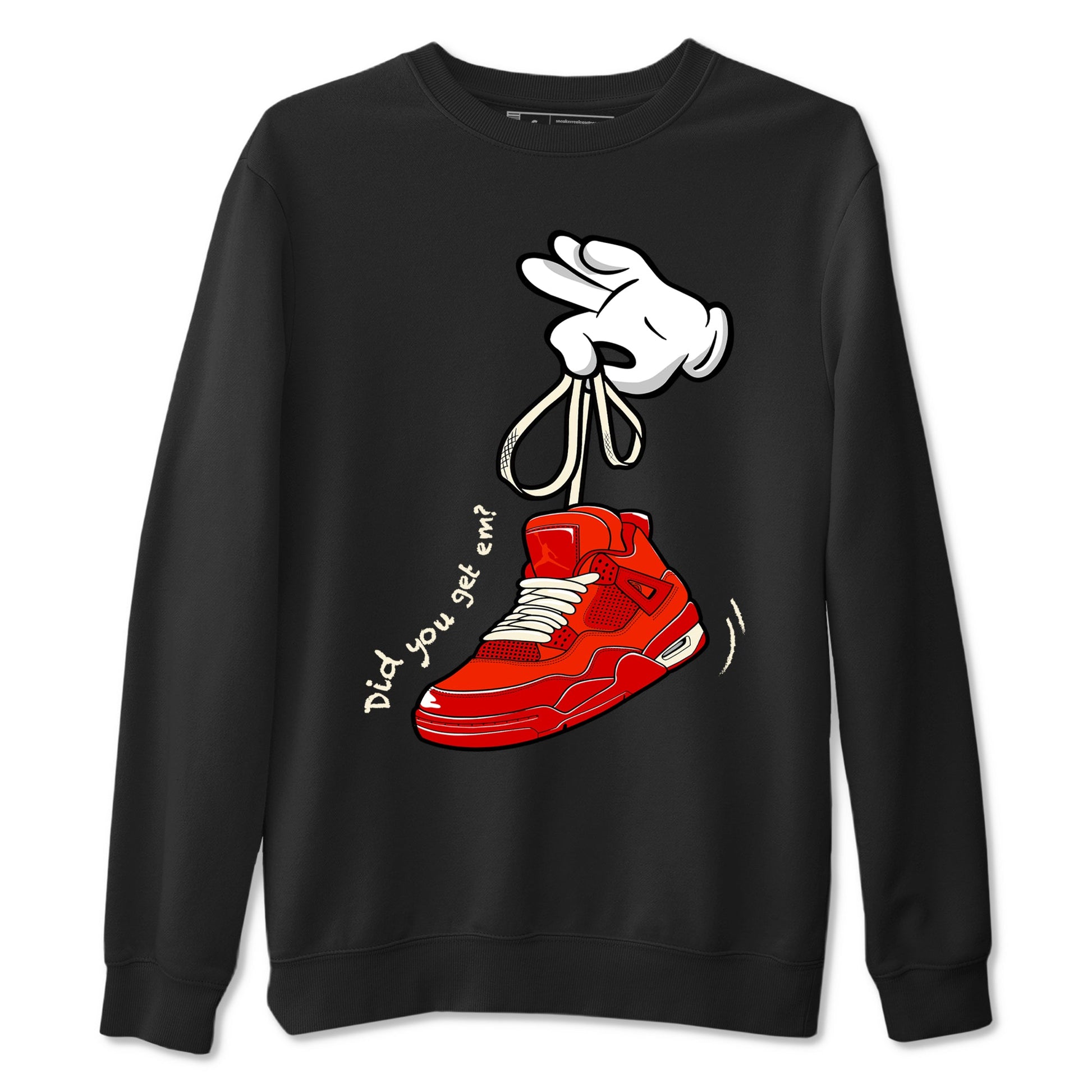 4s Brick By Brick best t shirts to wear with jordans Cartoon Hands sneaker match tees Nigel Sylvester x Air Jordan 4 Brick by Brick match shoes to clothes SNRT Sneaker Tees unisex cotton Black 2 shirts
