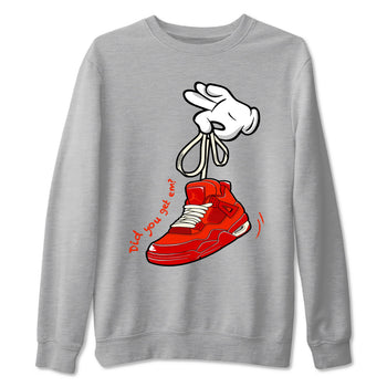 4s Brick By Brick best t shirts to wear with jordans Cartoon Hands sneaker match tees Nigel Sylvester x Air Jordan 4 Brick by Brick match shoes to clothes SNRT Sneaker Tees unisex cotton Heather Grey 2 shirts