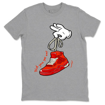 4s Brick By Brick best t shirts to wear with jordans Cartoon Hands sneaker match tees Nigel Sylvester x Air Jordan 4 Brick by Brick match shoes to clothes SNRT Sneaker Tees unisex cotton Heather Grey 2 shirts