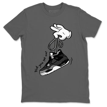 4s Fear shirts to match jordans Cartoon Hands sneaker match tees Air Jordan 4 Retro Fear match shoes to clothes SNRT Sneaker Tees unisex cotton Cool Grey 2 shirts