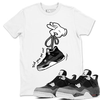 4s Fear shirts to match jordans Cartoon Hands sneaker match tees Air Jordan 4 Retro Fear match shoes to clothes SNRT Sneaker Tees unisex cotton White 1 shirts