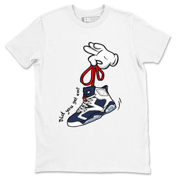 6s White And Midnight Navy shirts to match jordans Cartoon Hands sneaker match tees Air Jordan 6 White And Midnight Navy SNRT Sneaker Tees streetwear brand White 2 unisex cotton tee