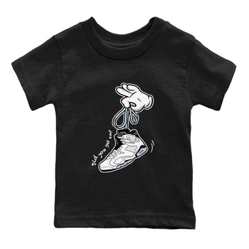 AJ6 White Black shirts to match jordans Cartoon Hands sneaker match tees Air Jordan 6 White Black SNRT Sneaker Tees streetwear brand Baby and Youth Black 2 cotton tee