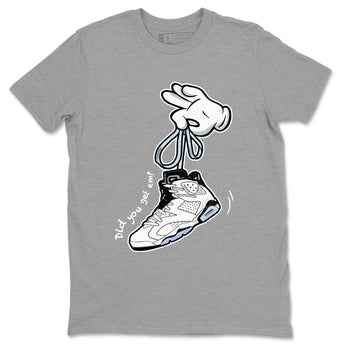 AJ6 White Black shirts to match jordans Cartoon Hands sneaker match tees Air Jordan 6 White Black SNRT Sneaker Tees streetwear brand Heather Grey 2 unisex cotton tee