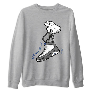 Sneaker match tees – Sneaker Tees To Match Air Jordan 9 Flint Grey Shoes – Cartoon Hands Tee Heather Grey 2