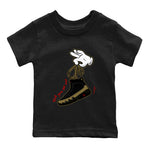 9s Olive shirts to match jordans Cartoon Hands sneaker match tees Air Jordan 9 Olive match shoes to clothes SNRT Sneaker Tees Youth Baby Black 2 tee