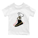 9s Olive shirts to match jordans Cartoon Hands sneaker match tees Air Jordan 9 Olive match shoes to clothes SNRT Sneaker Tees Youth Baby White 2 tee