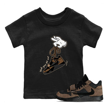 Jordan Jumpman Jack x Travis Scott x Dark Mocha shirts to match jordans Cartoon Hands sneaker match tees Jordan Jumpman Jack Travis Scott Dark Mocha SNRT Sneaker Release Tees Youth Baby Black 1 crew neck shirts