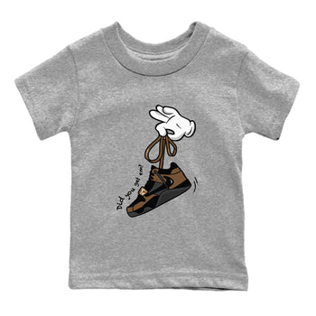 Jordan Jumpman Jack x Travis Scott x Dark Mocha shirts to match jordans Cartoon Hands sneaker match tees Jordan Jumpman Jack Travis Scott Dark Mocha SNRT Sneaker Release Tees Youth Baby Heather Grey 2 crew neck shirts