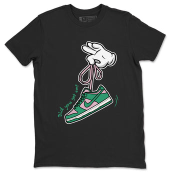 Dunk Low Medium Soft Pink Malachite shirt to match jordans Cartoon Hands sneaker tees Dunks Medium Soft Pink Malachite Streetwear Brand SNRT Sneaker Release Tees unisex cotton Black 2 crew neck shirt