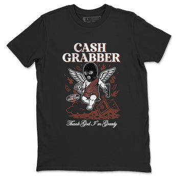 Sneaker match tees – Sneaker Tees To Match Dunk Low Football Shoes – Cash Grabber Tee Black 2