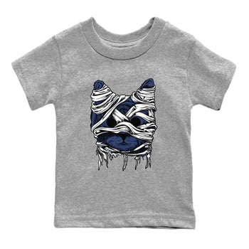 1s Midnight Navy shirts to match jordans Cat Mummy unique Halloween sneaker tee Air Jordan 1 Midnight Navy match shoes to clothes SNRT Sneaker Tees Youth Baby Heather Grey 2 tee