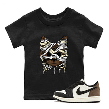 1s Mocha shirts to match jordans Cat Mummy unique Halloween sneaker tee Air Jordan 1 Mocha match shoes to clothes SNRT Sneaker Tees Youth Baby Black 1 tee