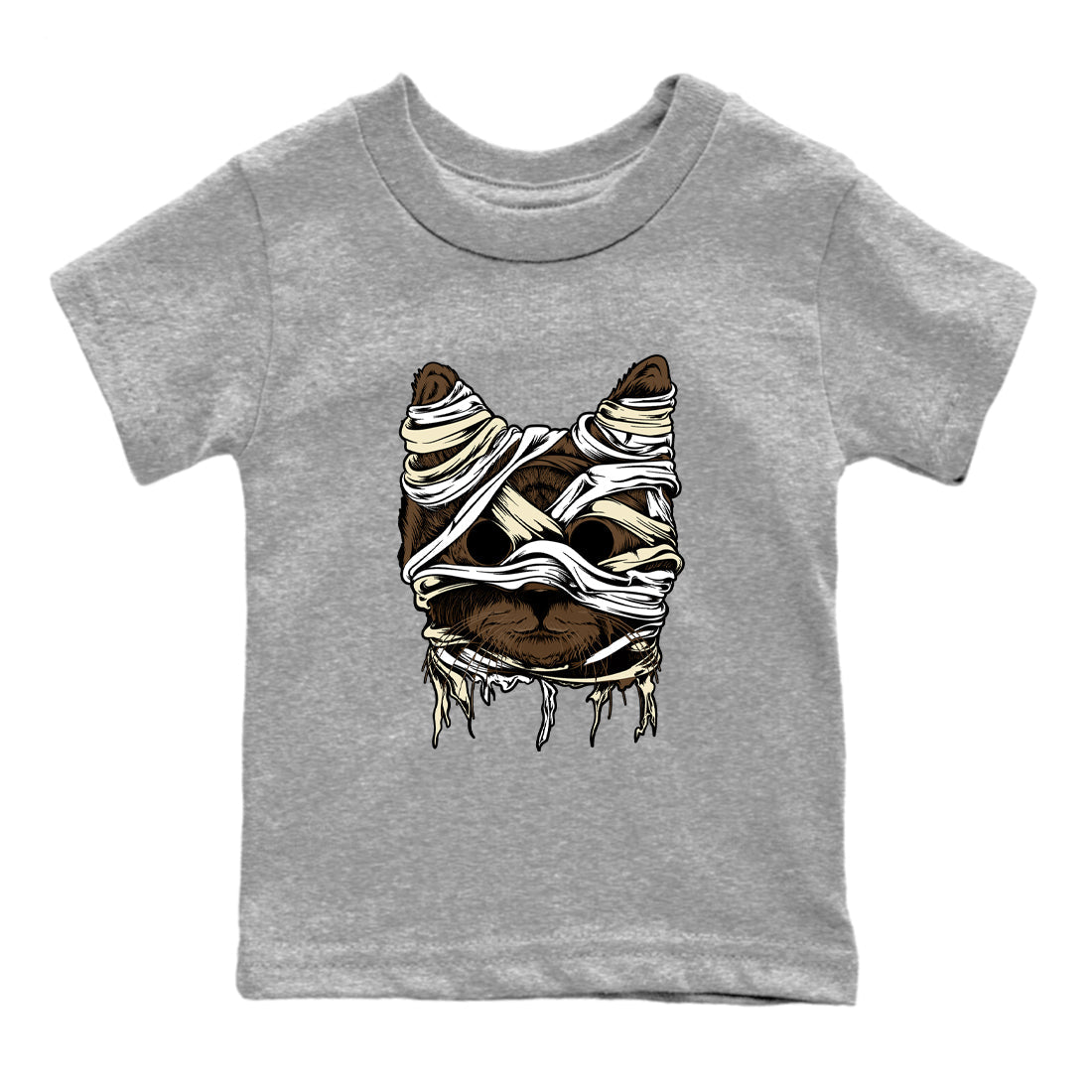 1s Mocha shirts to match jordans Cat Mummy unique Halloween sneaker tee Air Jordan 1 Mocha match shoes to clothes SNRT Sneaker Tees Youth Baby Heather Grey 2 tee