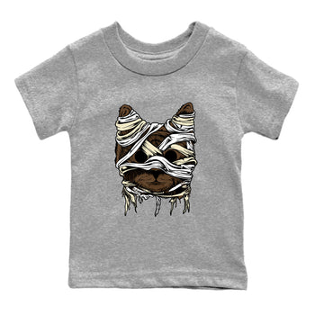 1s Mocha shirts to match jordans Cat Mummy unique Halloween sneaker tee Air Jordan 1 Mocha match shoes to clothes SNRT Sneaker Tees Youth Baby Heather Grey 2 tee