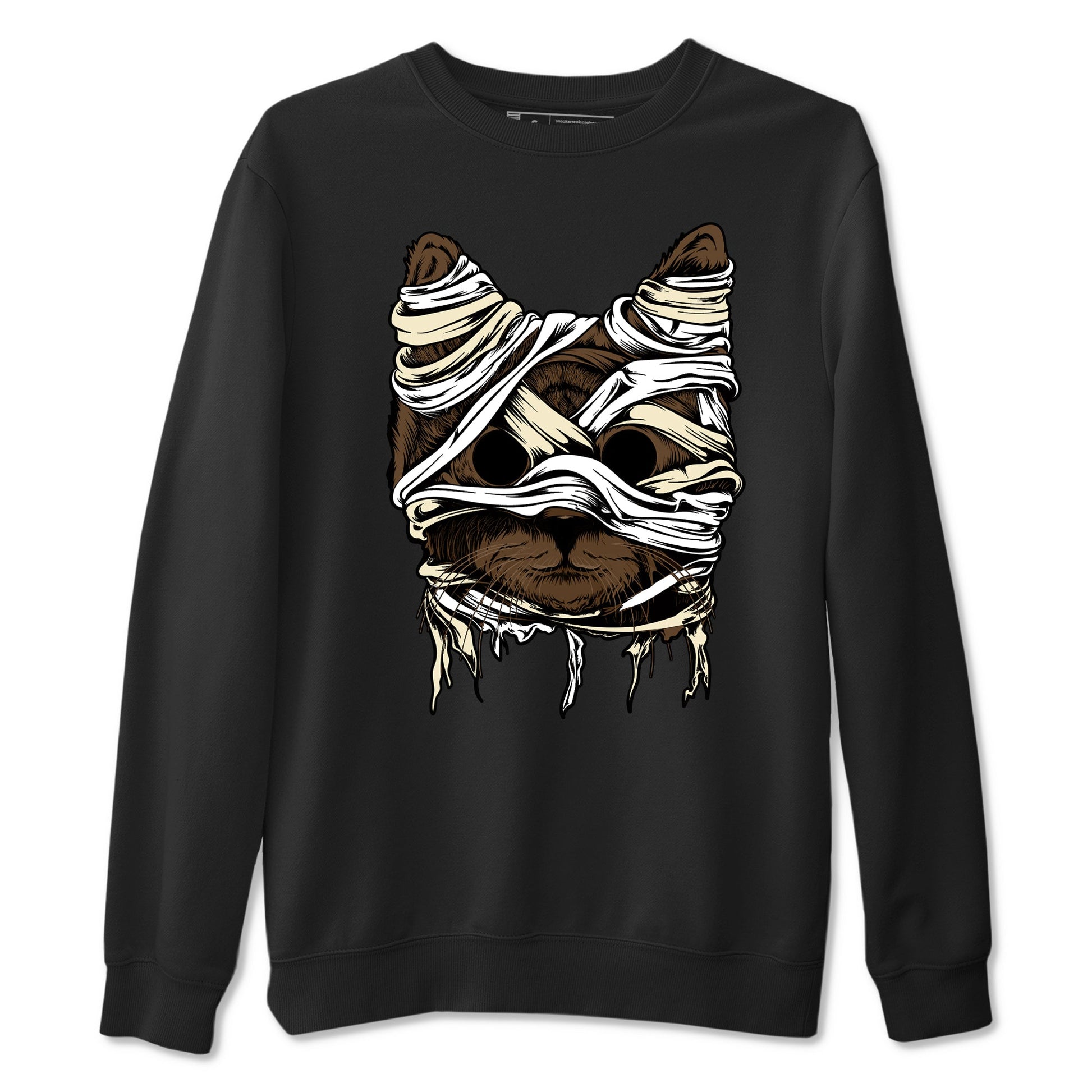 1s Mocha shirts to match jordans Cat Mummy unique Halloween sneaker tee Air Jordan 1 Mocha match shoes to clothes SNRT Sneaker Tees unisex cotton Black 2 shirts