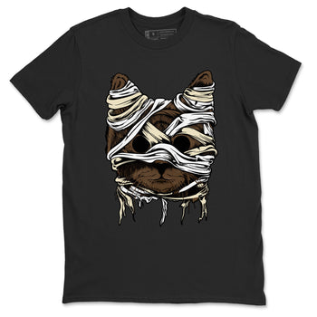 1s Mocha shirts to match jordans Cat Mummy unique Halloween sneaker tee Air Jordan 1 Mocha match shoes to clothes SNRT Sneaker Tees unisex cotton Black 2 shirts