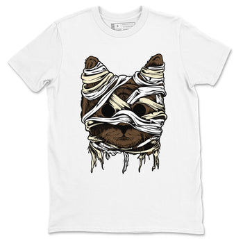 1s Mocha shirts to match jordans Cat Mummy unique Halloween sneaker tee Air Jordan 1 Mocha match shoes to clothes SNRT Sneaker Tees unisex cotton White 2 shirts