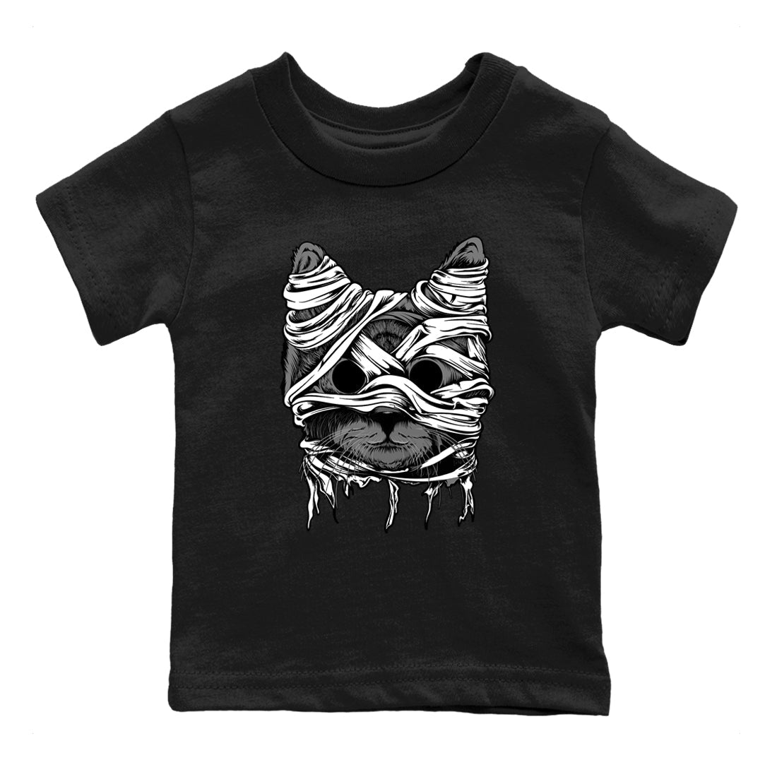 4s Fear shirts to match jordans Cat Mummy unique Halloween sneaker tee Air Jordan 4 Fear match shoes to clothes SNRT Sneaker Tees Youth Baby Black 2 tee