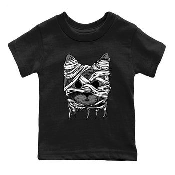 4s Fear shirts to match jordans Cat Mummy unique Halloween sneaker tee Air Jordan 4 Fear match shoes to clothes SNRT Sneaker Tees Youth Baby Black 2 tee