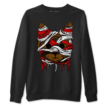 5s Archaeo Brown shirts to match jordans Cat Mummy unique Halloween sneaker tee Air Jordan 5 Archaeo Brown match shoes to clothes SNRT Sneaker Tees unisex cotton Black 2 shirts