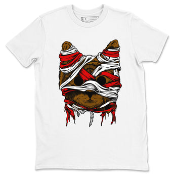 5s Archaeo Brown shirts to match jordans Cat Mummy unique Halloween sneaker tee Air Jordan 5 Archaeo Brown match shoes to clothes SNRT Sneaker Tees unisex cotton White 2 shirts