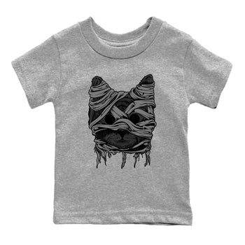 5s Black Cat shirts to match jordans Cat Mummy unique Halloween sneaker tee Air Jordan 5 Black Cat match shoes to clothes SNRT Sneaker Tees Youth Baby Heather Grey 2 tee
