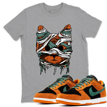Dunk Low Ceramic shirts to match jordans Cat Mummy sneaker match tees Dunk Ceramic match shoes to clothes SNRT Sneaker Tees unisex cotton Heather Grey 1 shirts