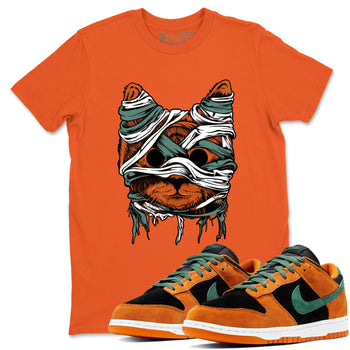 Dunk Low Ceramic shirts to match jordans Cat Mummy sneaker match tees Dunk Ceramic match shoes to clothes SNRT Sneaker Tees unisex cotton Orange 1 shirts