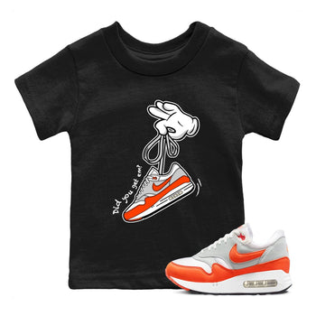 Air Max 1 OG '86 'Summit White and Cosmic Clay shirts to match jordans Catoon Hands sneaker match tees Air Max 1 Cosmic Clay match shoes to clothes SNRT Sneaker Tees Youth Baby Black 1 tee