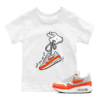 Air Max 1 OG '86 'Summit White and Cosmic Clay shirts to match jordans Catoon Hands sneaker match tees Air Max 1 Cosmic Clay match shoes to clothes SNRT Sneaker Tees Youth Baby White 1 tee