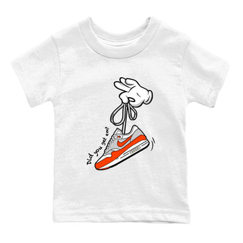 Air Max 1 OG '86 'Summit White and Cosmic Clay shirts to match jordans Catoon Hands sneaker match tees Air Max 1 Cosmic Clay match shoes to clothes SNRT Sneaker Tees Youth Baby White 2 tee
