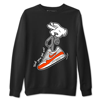 Air Max 1 OG '86 'Summit White and Cosmic Clay shirts to match jordans Catoon Hands sneaker match tees Air Max 1 Cosmic Clay match shoes to clothes SNRT Sneaker Tees unisex cotton Black 2 shirts