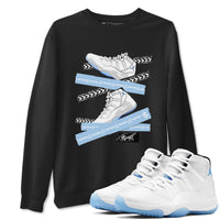 Caution Tape SNRT Sneaker Tees - Air Jordan 11 Retro Legend Blue