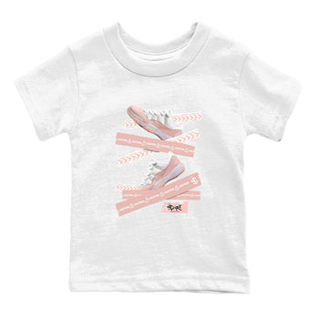 Air Jordan 11 Low Legend Pink shirts to match jordans Caution Tape sneaker match tees 11s Legend Pink SNRT Sneaker Tees streetwear brand Baby and Youth White 2 cotton tee