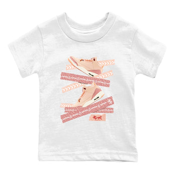 3s Valentines Day shirts to match jordans Caution Tape best t shirts to wear with jordans Air Jordan 3 Valentines Day match shoes to clothes SNRT Sneaker Tees Youth Baby White 2 tee