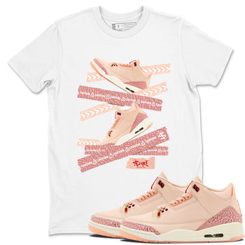 3s Valentines Day shirts to match jordans Caution Tape best t shirts to wear with jordans Air Jordan 3 Valentines Day match shoes to clothes SNRT Sneaker Tees unisex cotton White 1 shirts