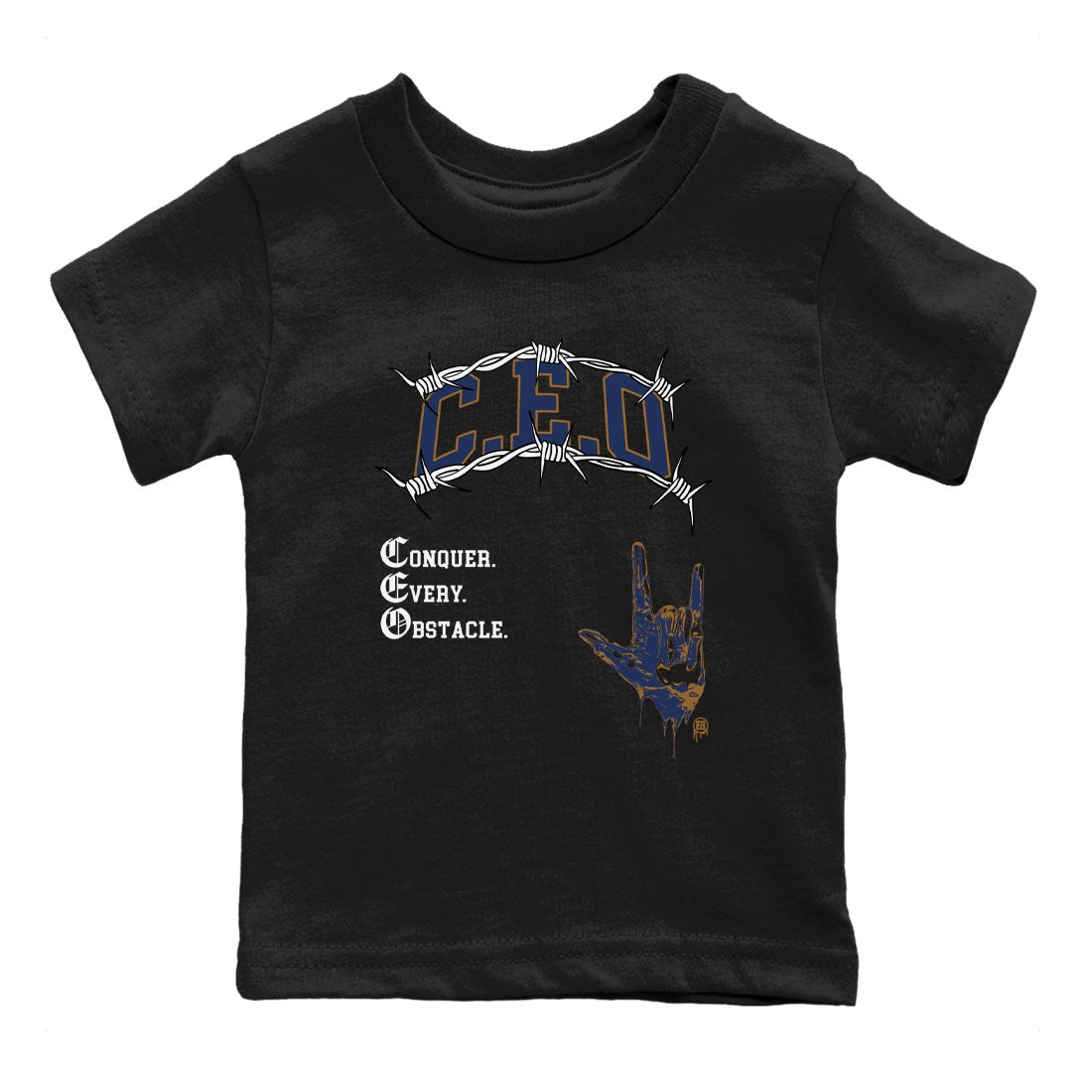 13s Midnight Navy shirts to match jordans CEO sneaker match tees Air Jordan 13 Midnight Navy match shoes to clothes SNRT Sneaker Tees Youth Baby Black 2 tee