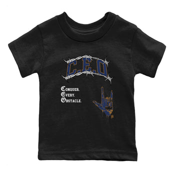 13s Midnight Navy shirts to match jordans CEO sneaker match tees Air Jordan 13 Midnight Navy match shoes to clothes SNRT Sneaker Tees Youth Baby Black 2 tee